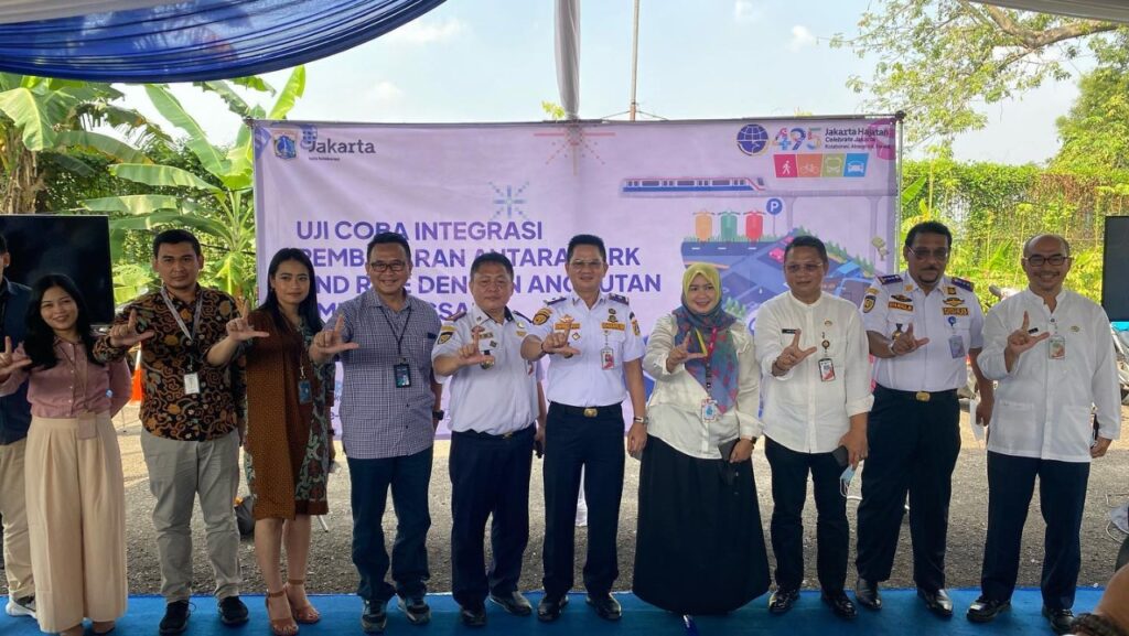 Uji Coba Integrasi Park n Ride