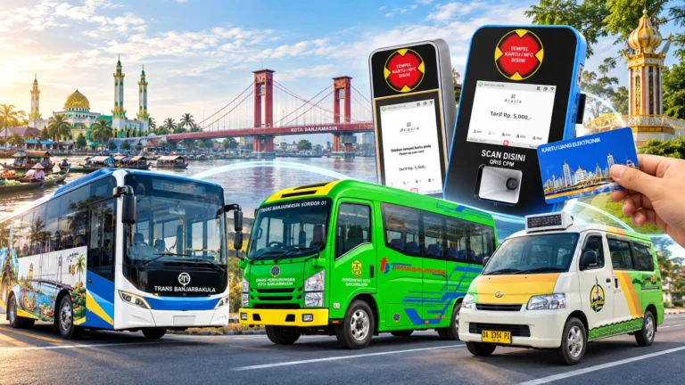 Integrasi transportasi publik Kalimantan Selatan dengan Trans Banjarbakula, Trans Banjarmasin, dan Trans Banjarbaru